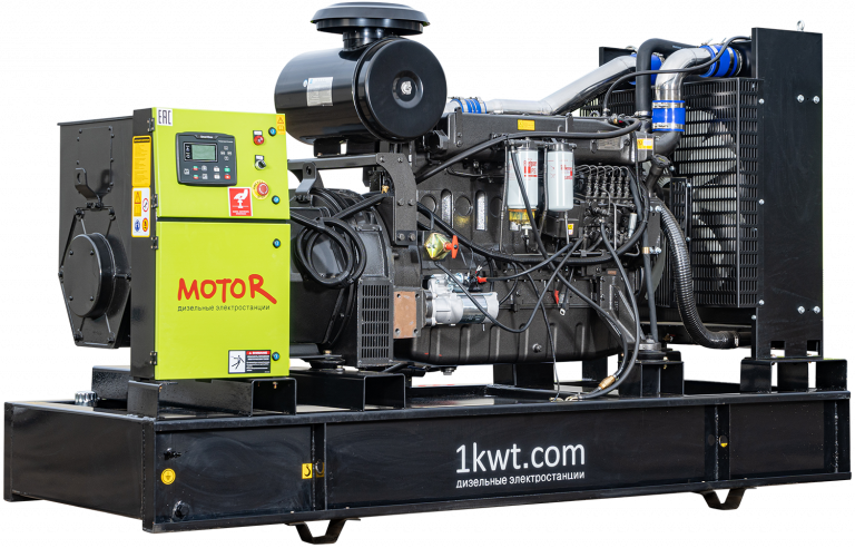 Фото 4 - АД250-Т400 дизельный генератор Motor 250 кВт Открытая на двигателе RICARDO / 6D10D205A-205.