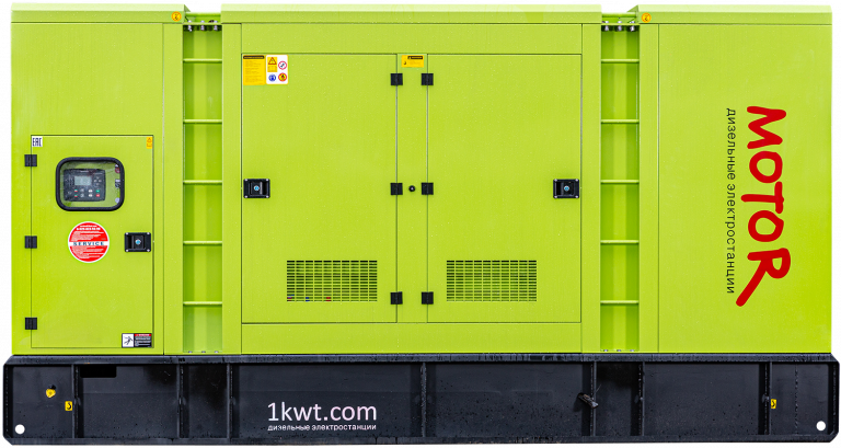 Фото 2 - АД300-Т400 дизельный генератор Motor 300 кВт В кожухе на двигателе Yuchai / YC6MJ480L-D20.