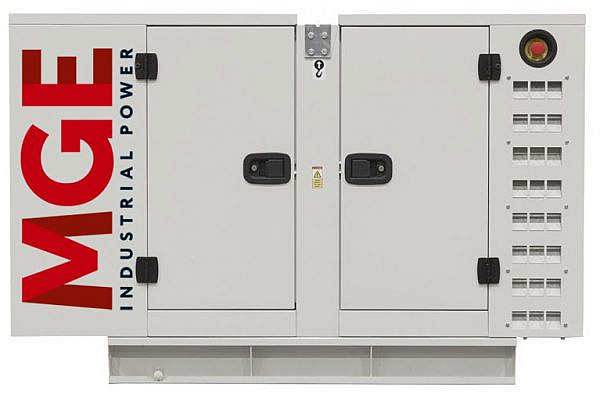 P30PS дизельный генератор MGE 30 кВт В кожухе на двигателе Perkins / 1103A-33TG1