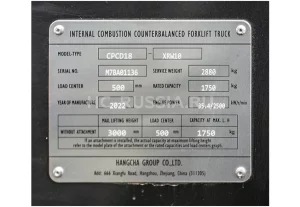 Фото 30 - Дизельный погрузчик Hangcha CPCD18-XRW10 VM300.