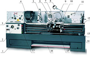Универсальный токарный станок SPF-1000PH